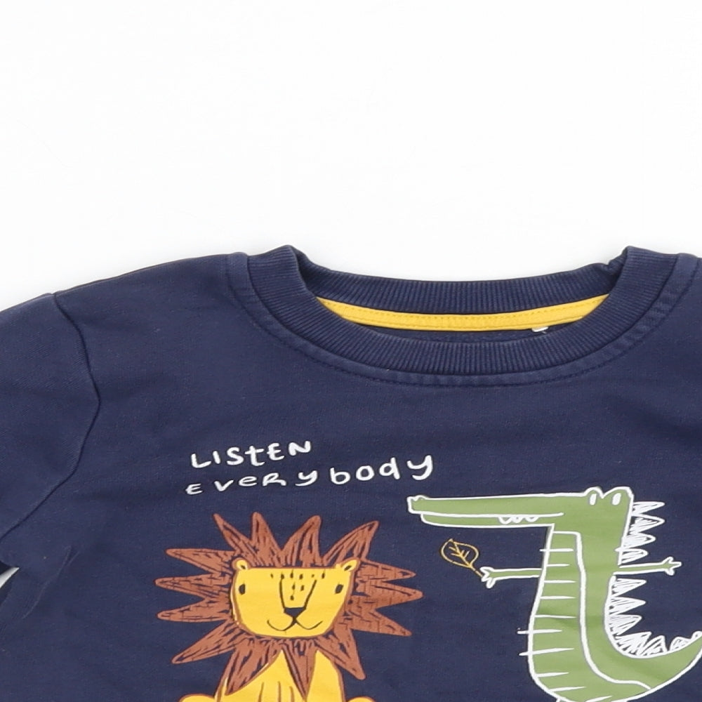 George Boys Blue   Pullover Sweatshirt Size 2-3 Years