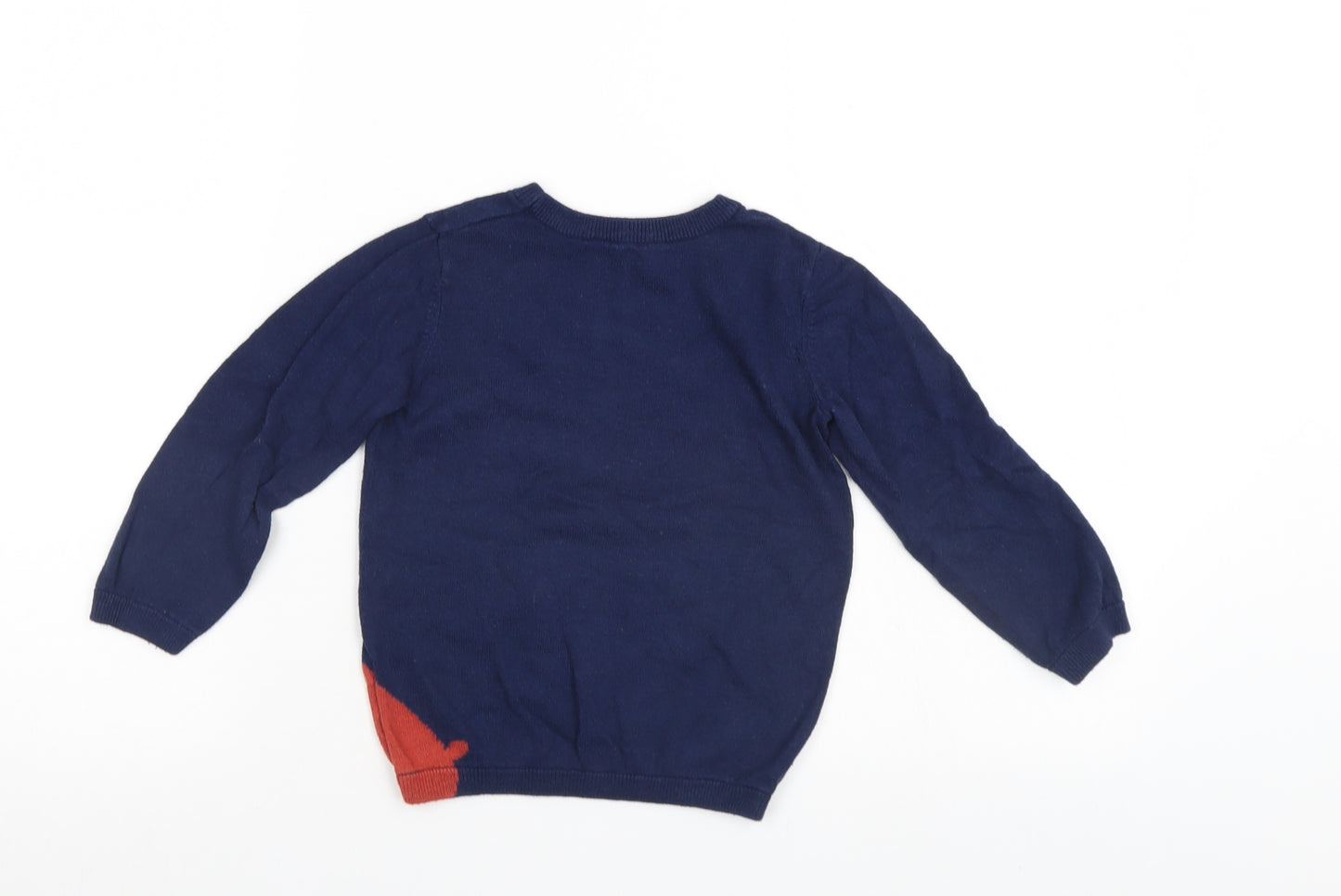 John Lewis Boys Blue   Pullover Jumper Size 4 Years