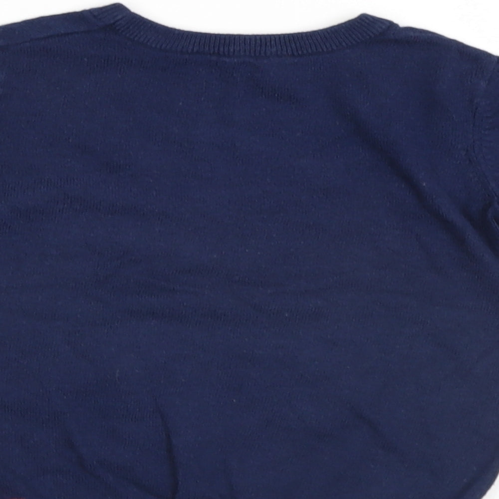 John Lewis Boys Blue   Pullover Jumper Size 4 Years