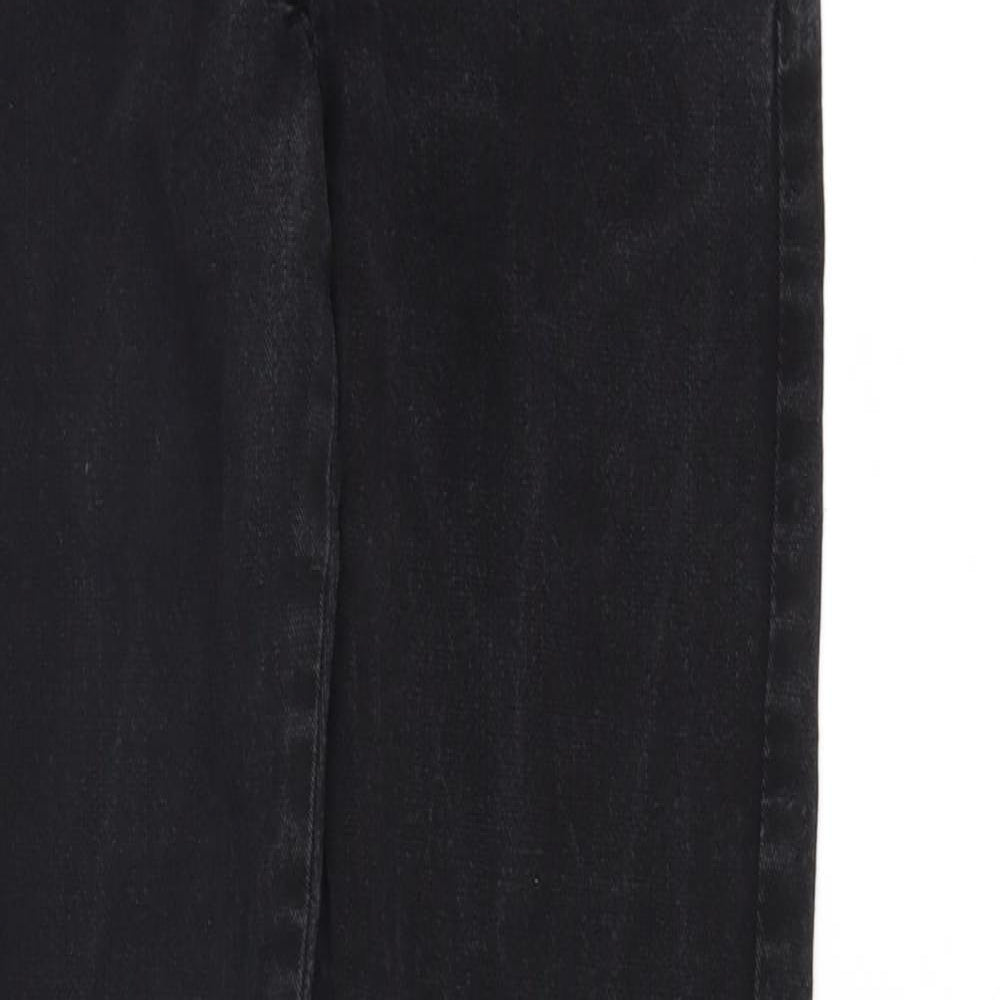 Falmer Womens Black  Denim Straight Jeans Size 10 L29 in
