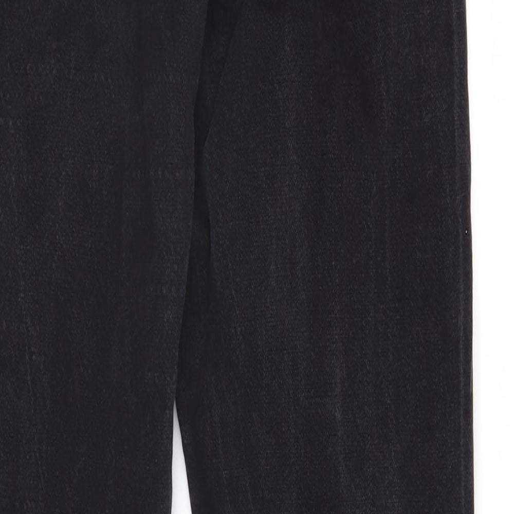 Falmer Womens Black  Denim Straight Jeans Size 10 L29 in