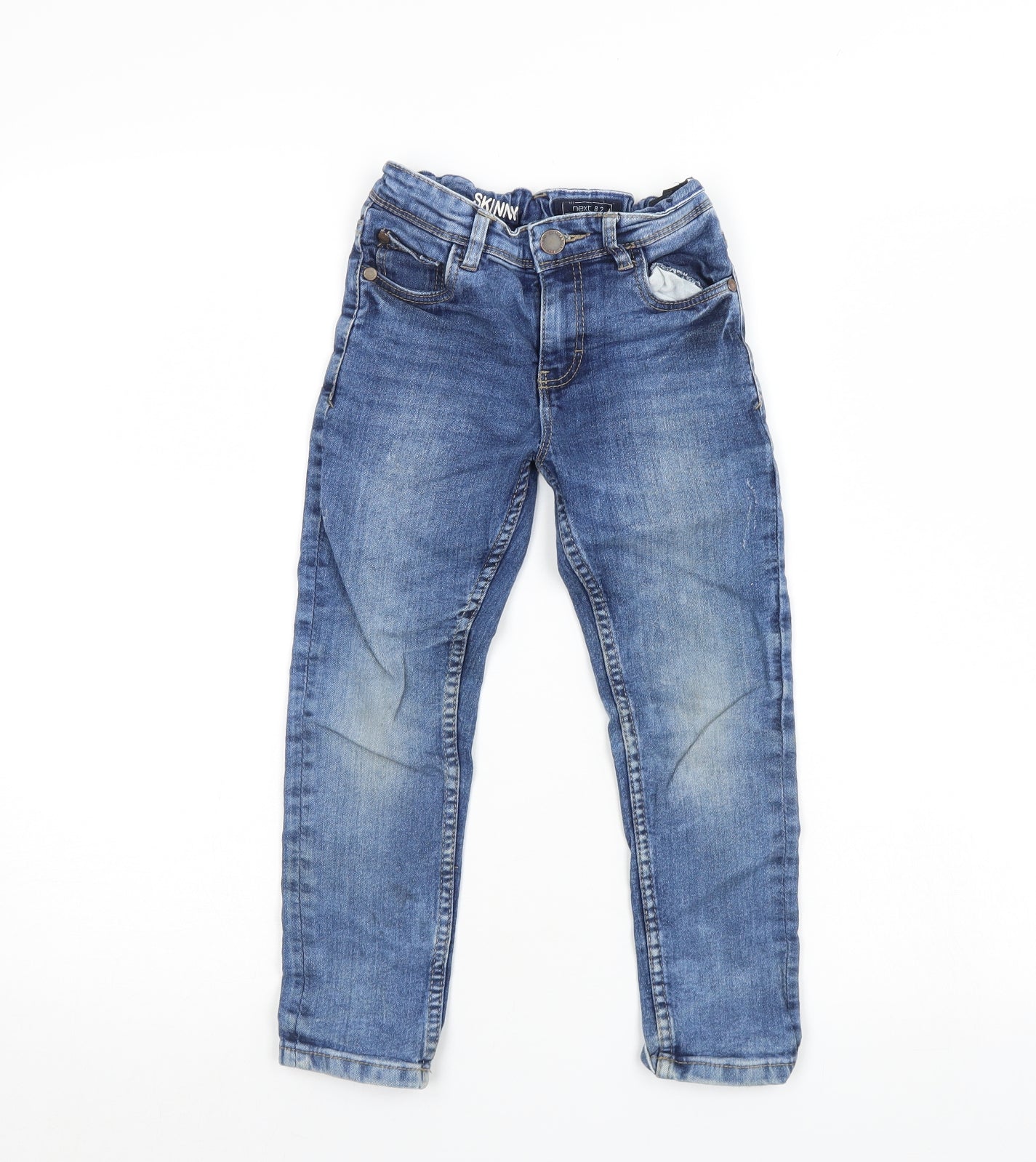 NEXT Girls Blue  Denim Skinny Jeans Size 6 Years