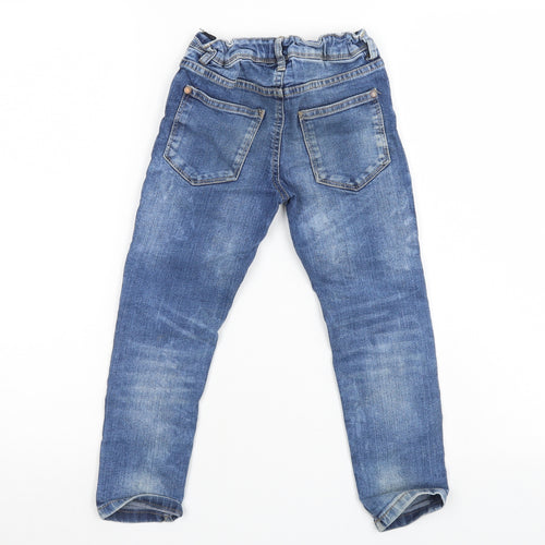NEXT Girls Blue  Denim Skinny Jeans Size 6 Years