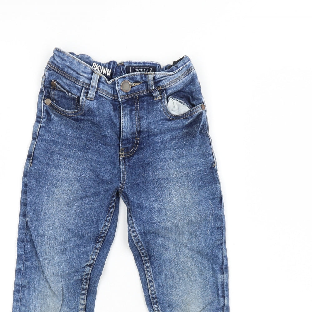 NEXT Girls Blue  Denim Skinny Jeans Size 6 Years