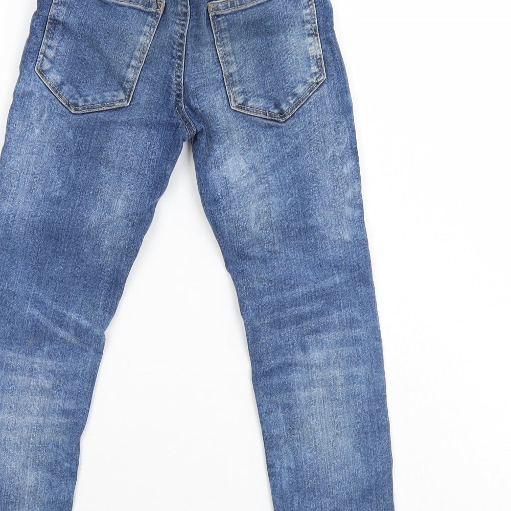 NEXT Girls Blue  Denim Skinny Jeans Size 6 Years