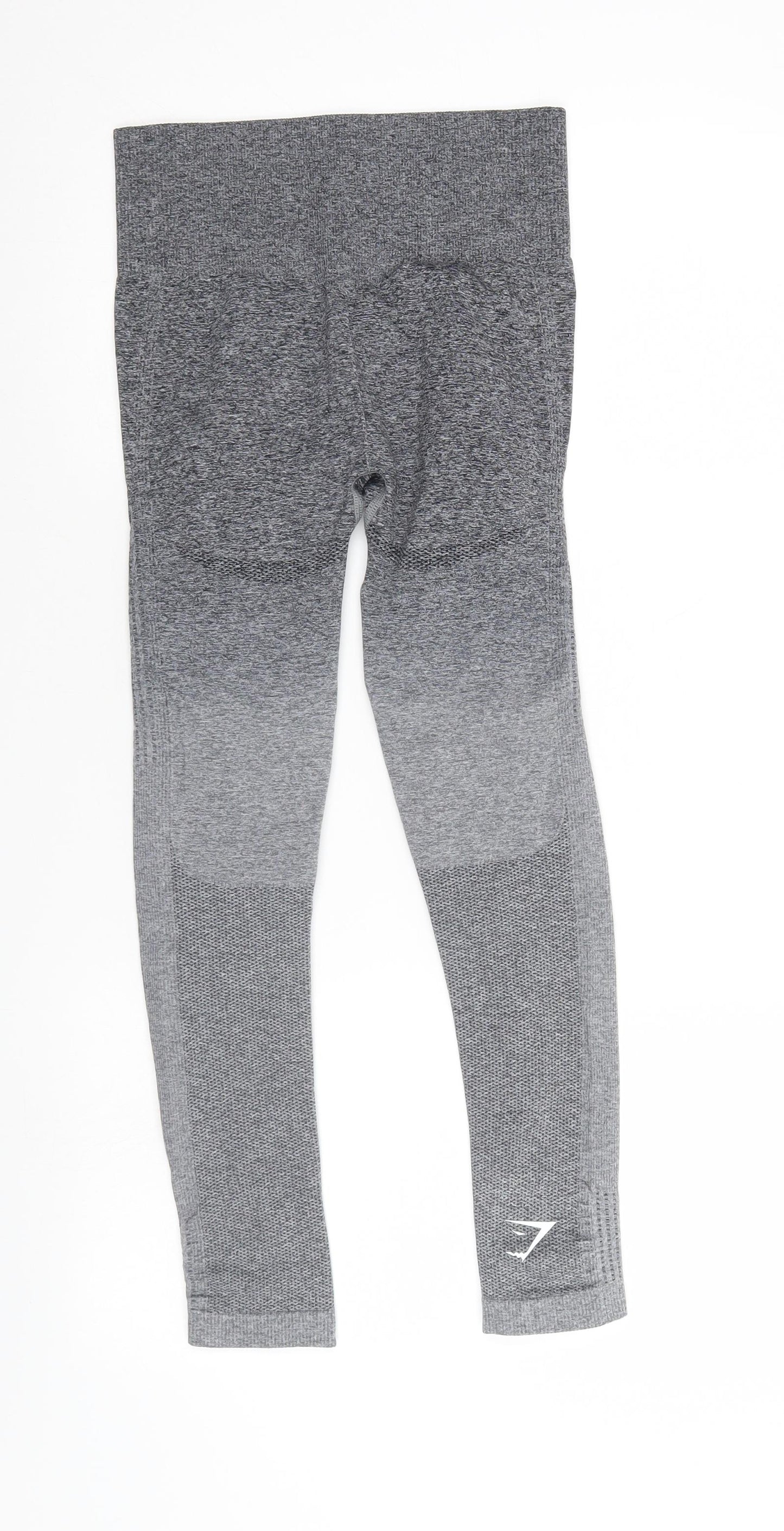 Gym Shark Womens Grey   Compression Leggings Size S L24 in