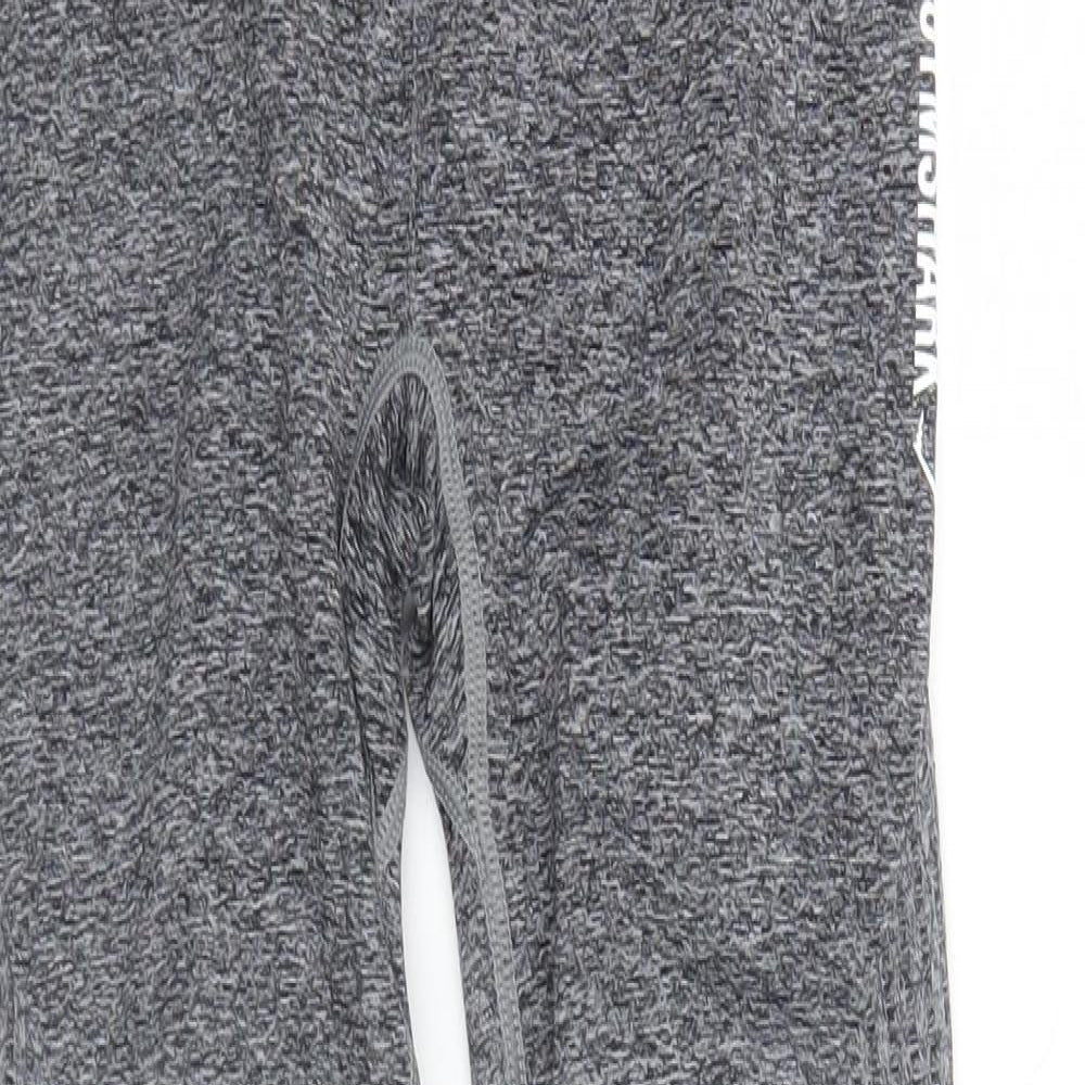 Gym Shark Womens Grey   Compression Leggings Size S L24 in