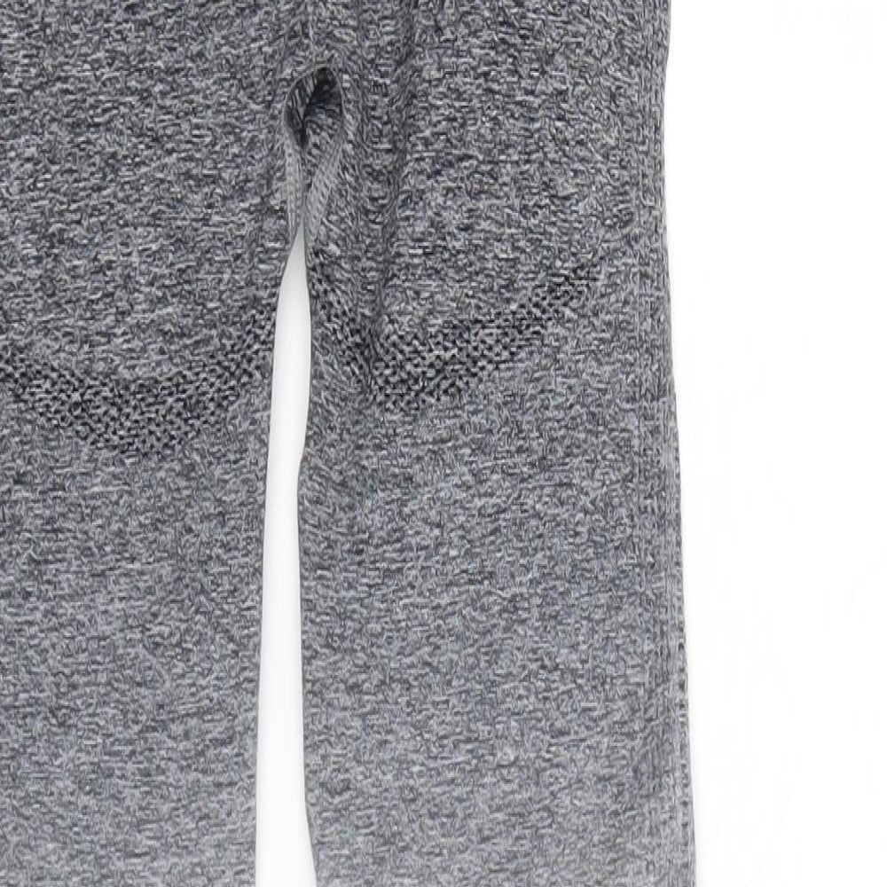 Gym Shark Womens Grey   Compression Leggings Size S L24 in