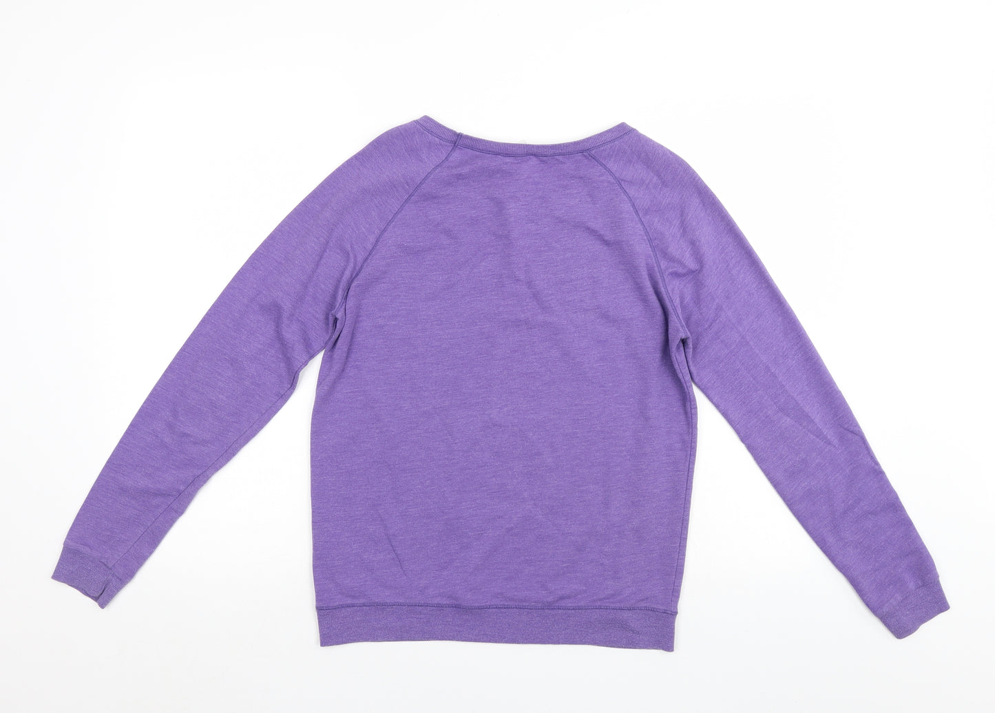 New Look Womens Purple   Pullover Sweatshirt Size 10