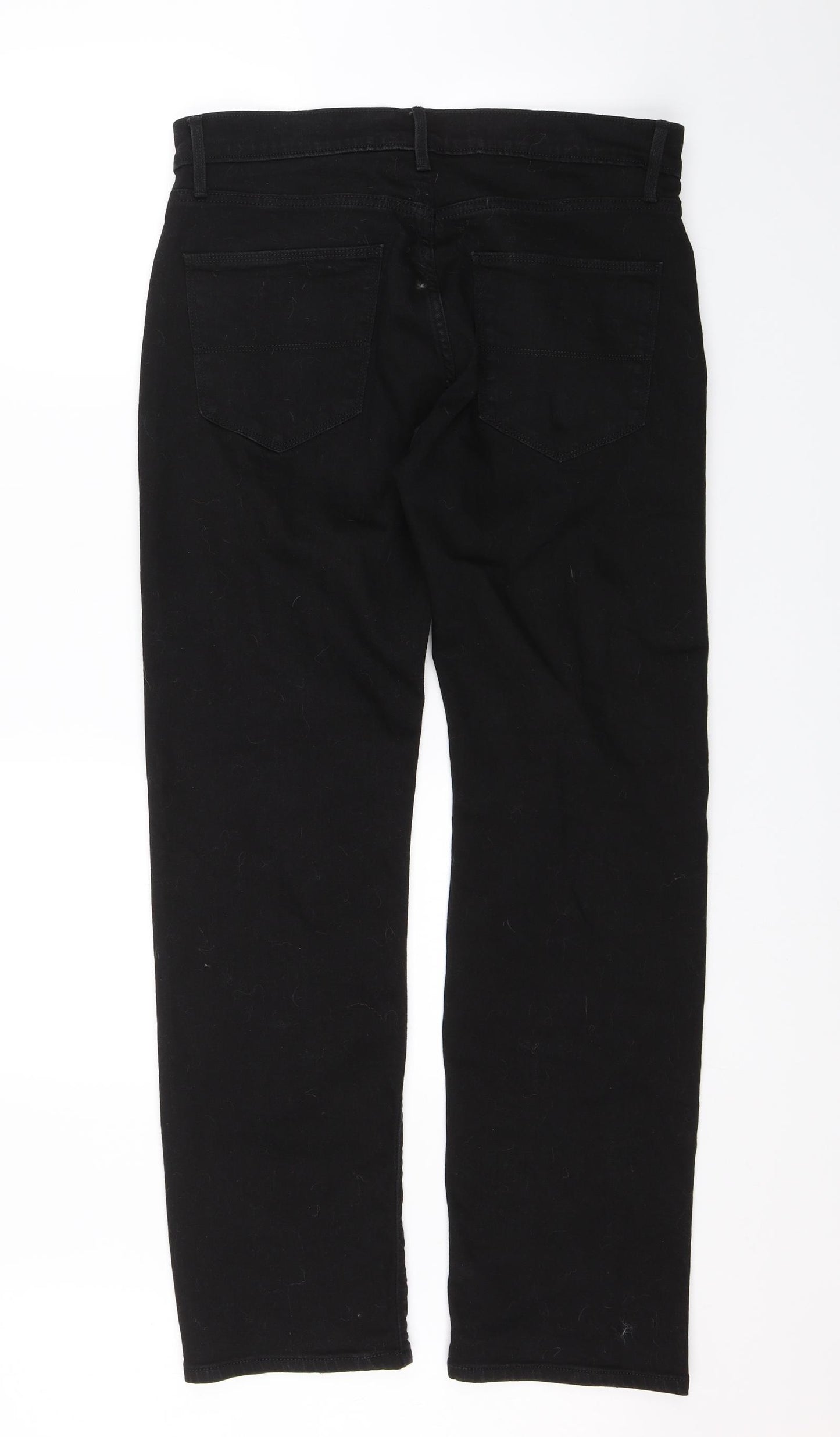 Preworn Mens Black   Straight Jeans Size 32 in L28 in
