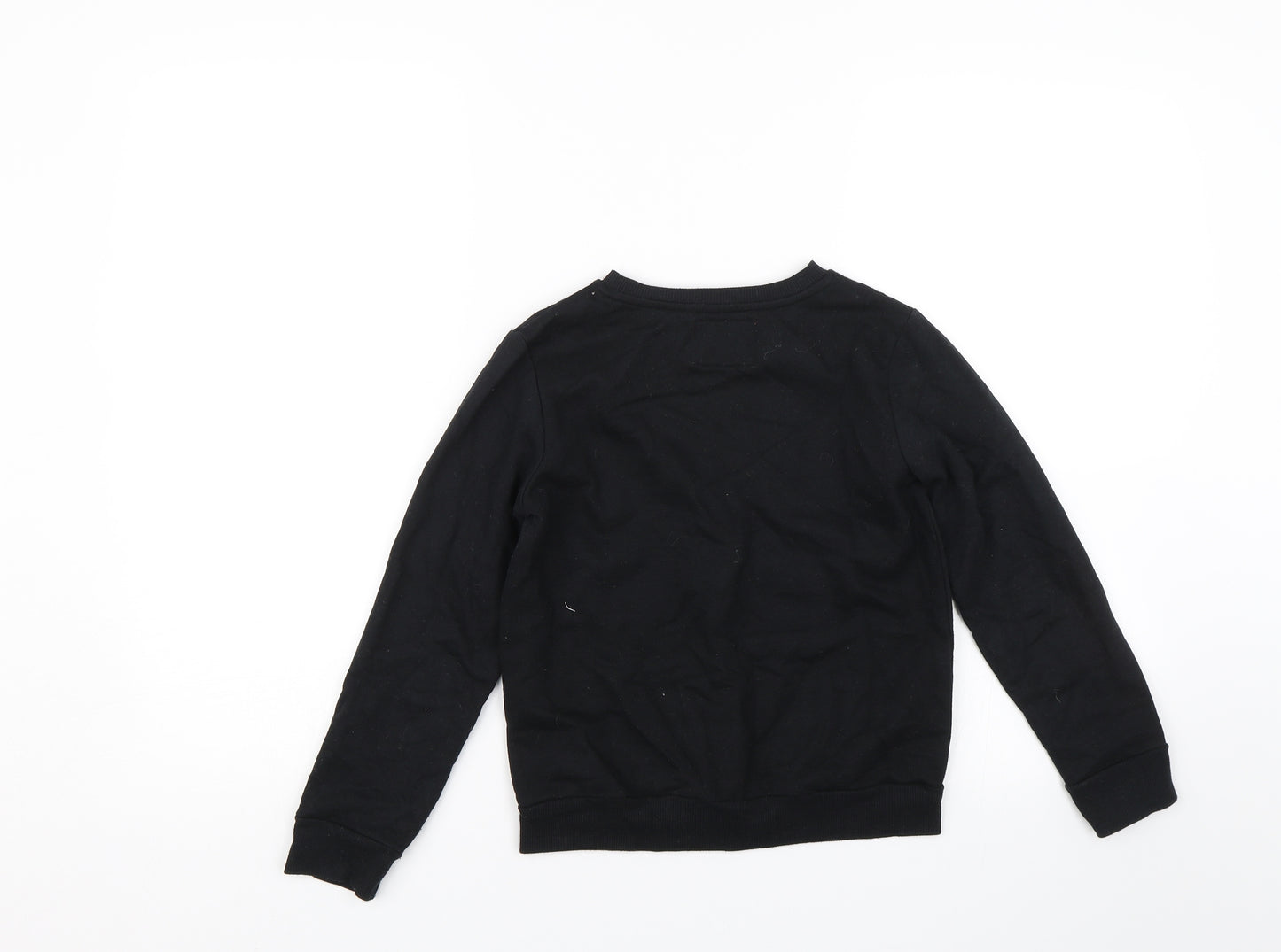 Primark Girls Black   Pullover Jumper Size 8-9 Years  - Christmas jumper