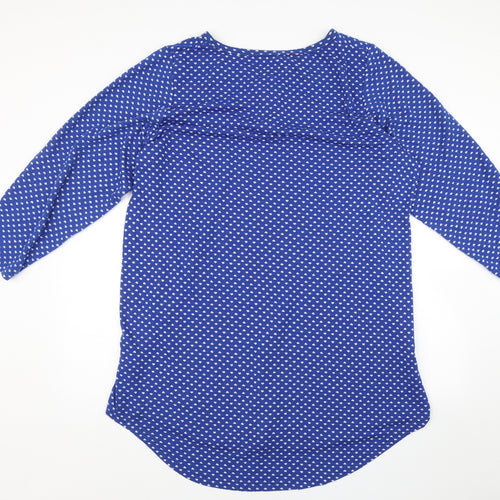 TU Womens Blue Polka Dot  Top Dress Size 22