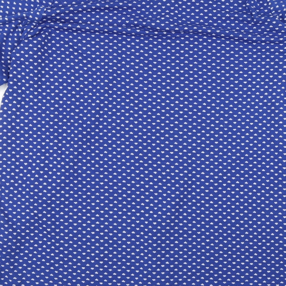 TU Womens Blue Polka Dot  Top Dress Size 22