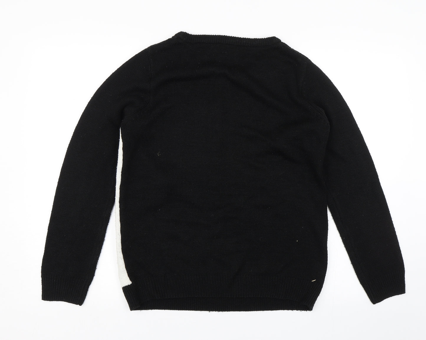 F&F Womens Black   Pullover Jumper Size 12  - Christmas jumper