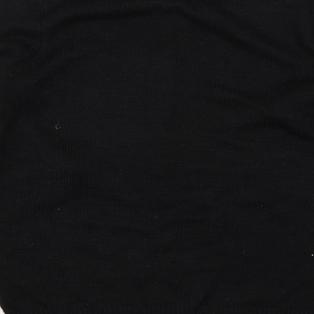 F&F Womens Black   Pullover Jumper Size 12  - Christmas jumper