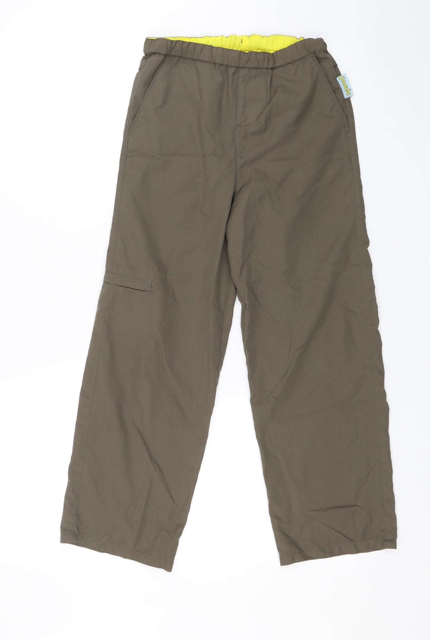 Girlguiding uk Girls Brown   Cargo Trousers Size M