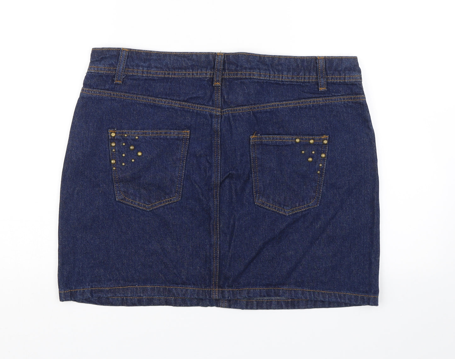 George Womens Blue  Denim Mini Skirt Size 14