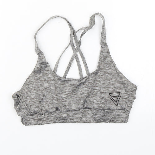 Boohoo Womens Grey   Cropped Tank Size 8