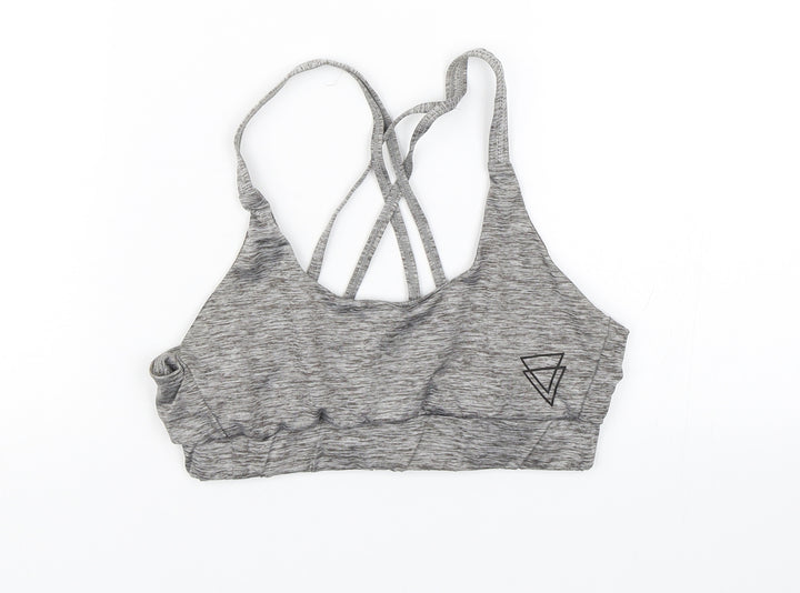 Boohoo Womens Grey Cropped Tank Size 8
