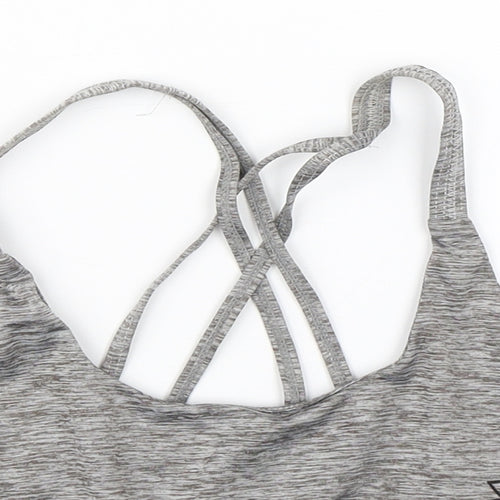 Boohoo Womens Grey   Cropped Tank Size 8