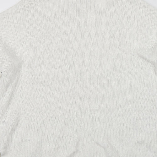 TU Womens White   Pullover Jumper Size 16
