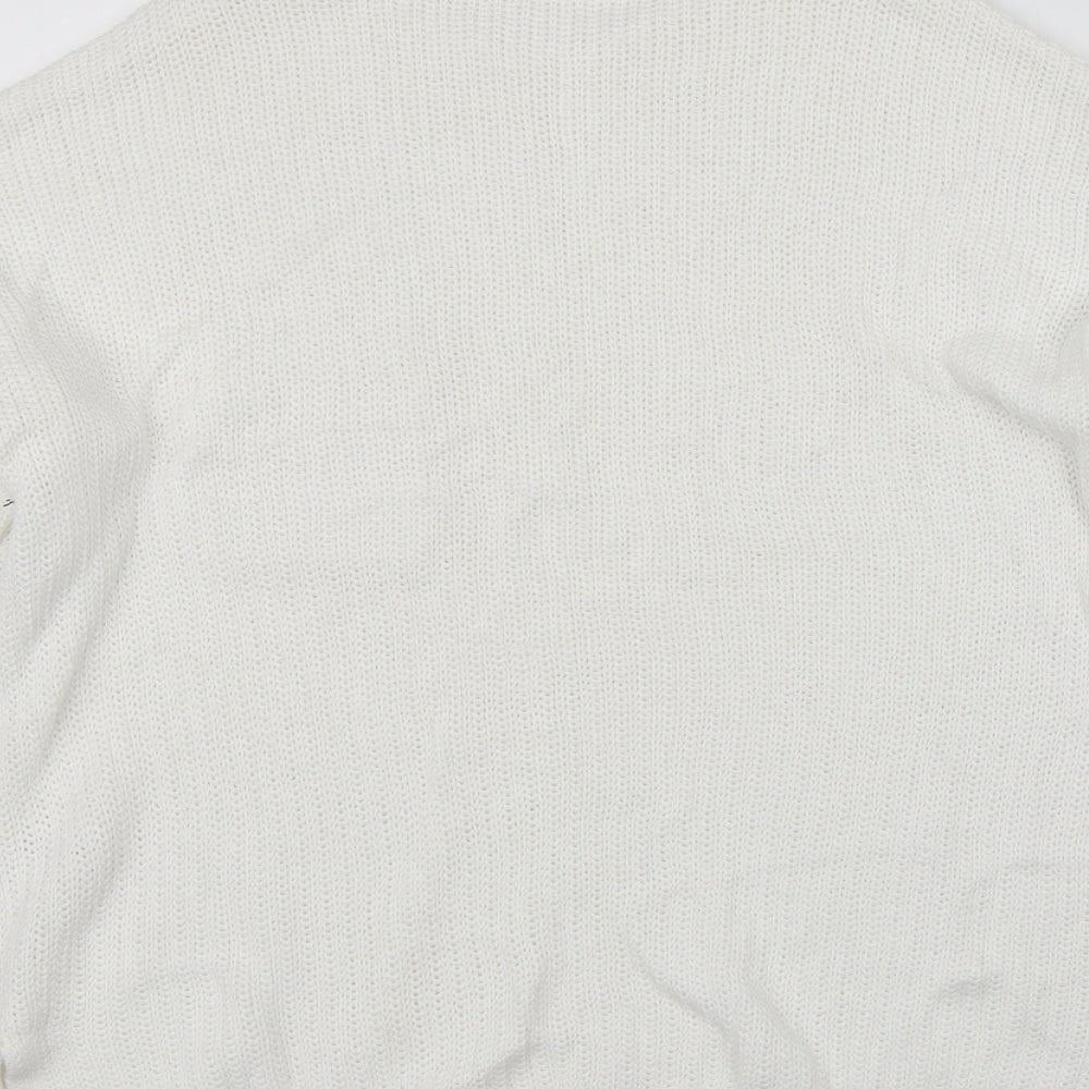 TU Womens White   Pullover Jumper Size 16