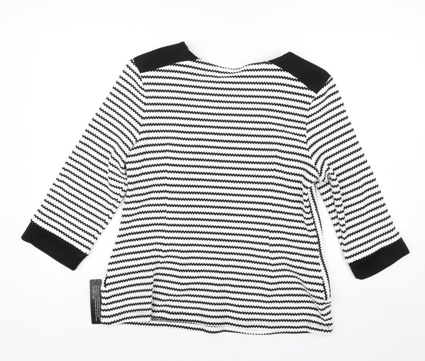 Roman Womens White Striped  Basic Blouse Size 18