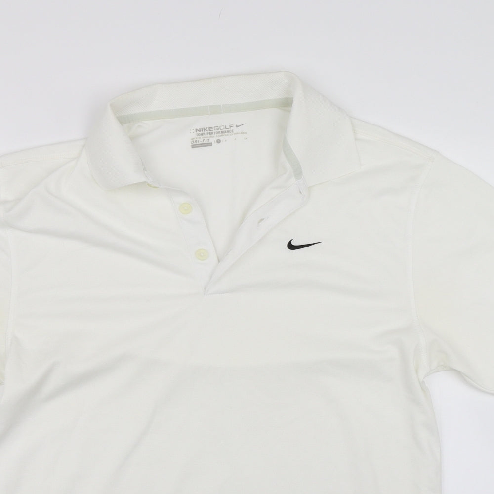 Nike Golf Mens White   Basic Polo Size S