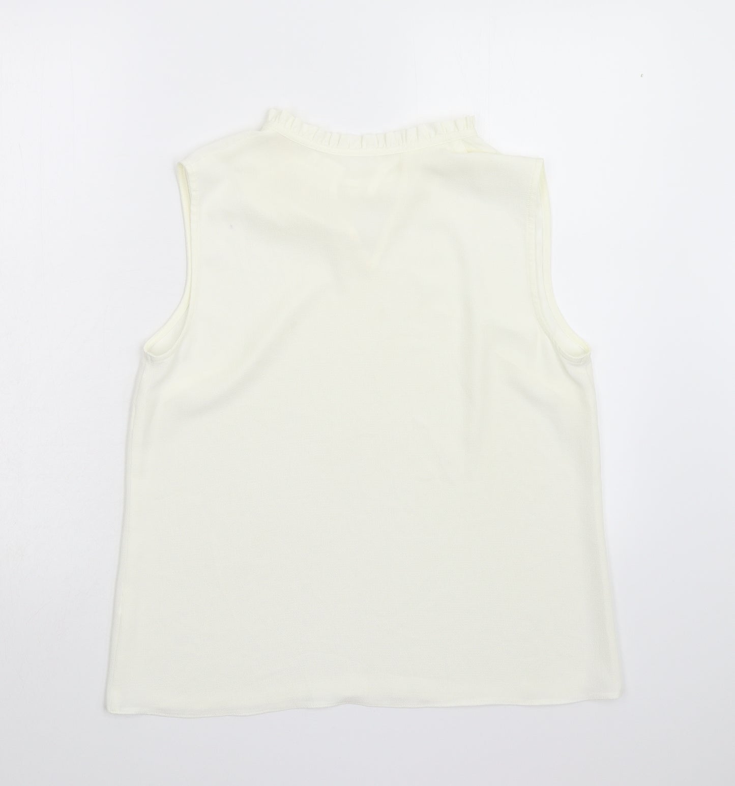 Preworn Womens Ivory   Basic Blouse Size M