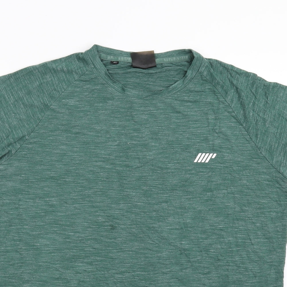 My Protein Mens Green    T-Shirt Size L