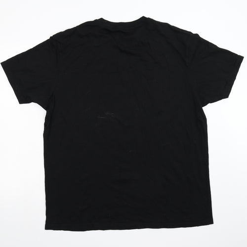 Charles Wilson Mens Black    T-Shirt Size 2XL