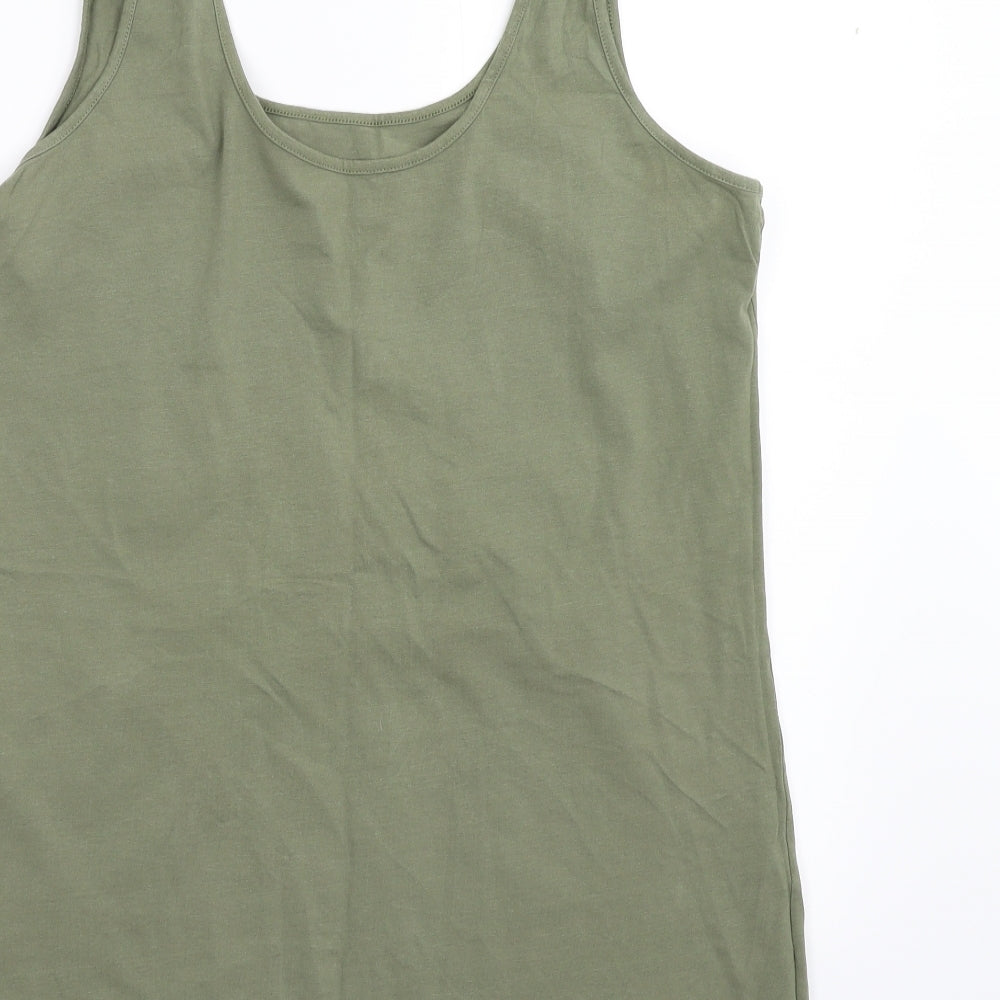 Papaya Womens Green   Basic Tank Size 20