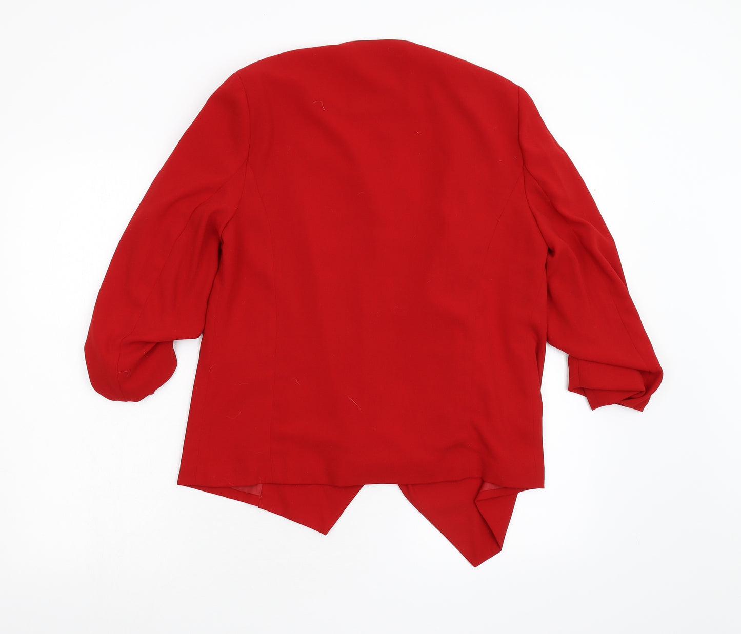 New Look Womens Red   Jacket Blazer Size 12