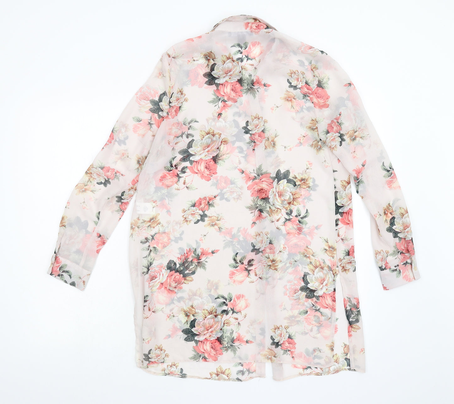 Primark Womens Pink Floral  Basic Blouse Size 10