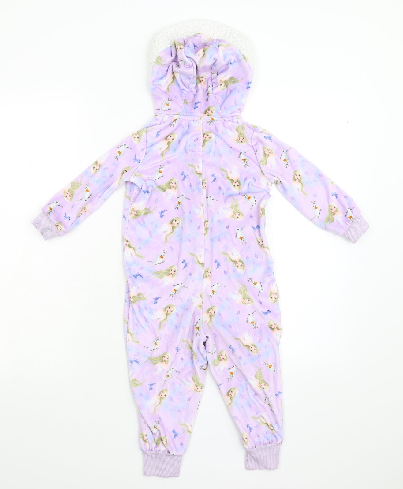 TU Girls Purple Solid Fleece  One Piece Size 2-3 Years