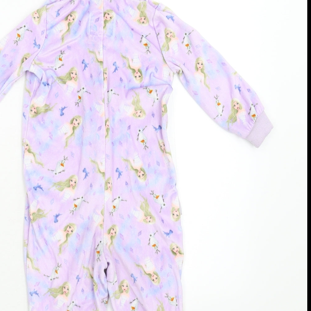 TU Girls Purple Solid Fleece  One Piece Size 2-3 Years