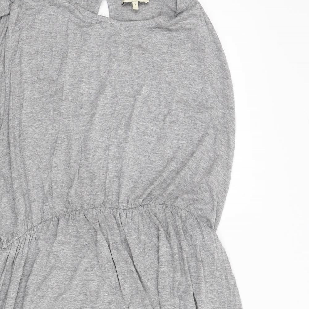 NEXT Womens Grey   Fit & Flare  Size 14  - Maternity