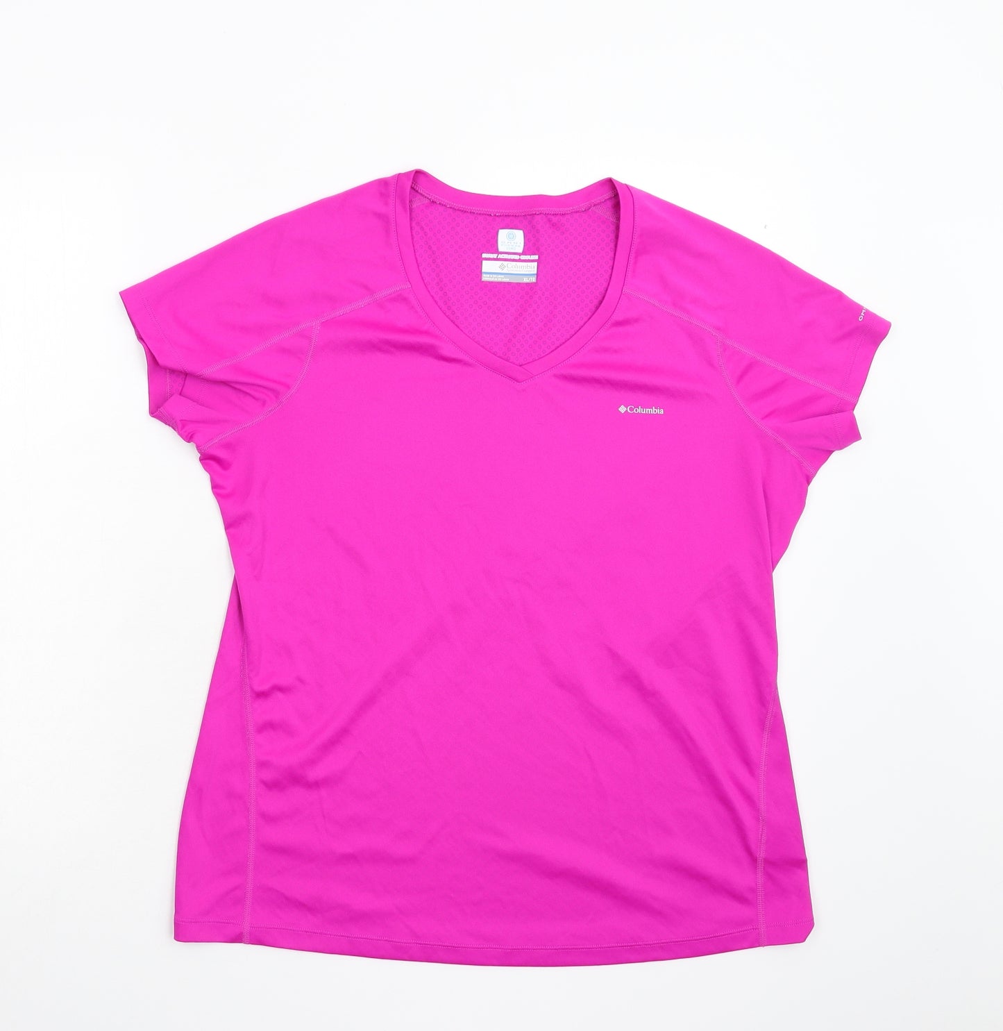 Columbia Womens Pink   Basic T-Shirt Size XL