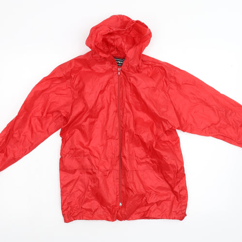 RAINY Days Boys Red   Anorak Jacket Size M