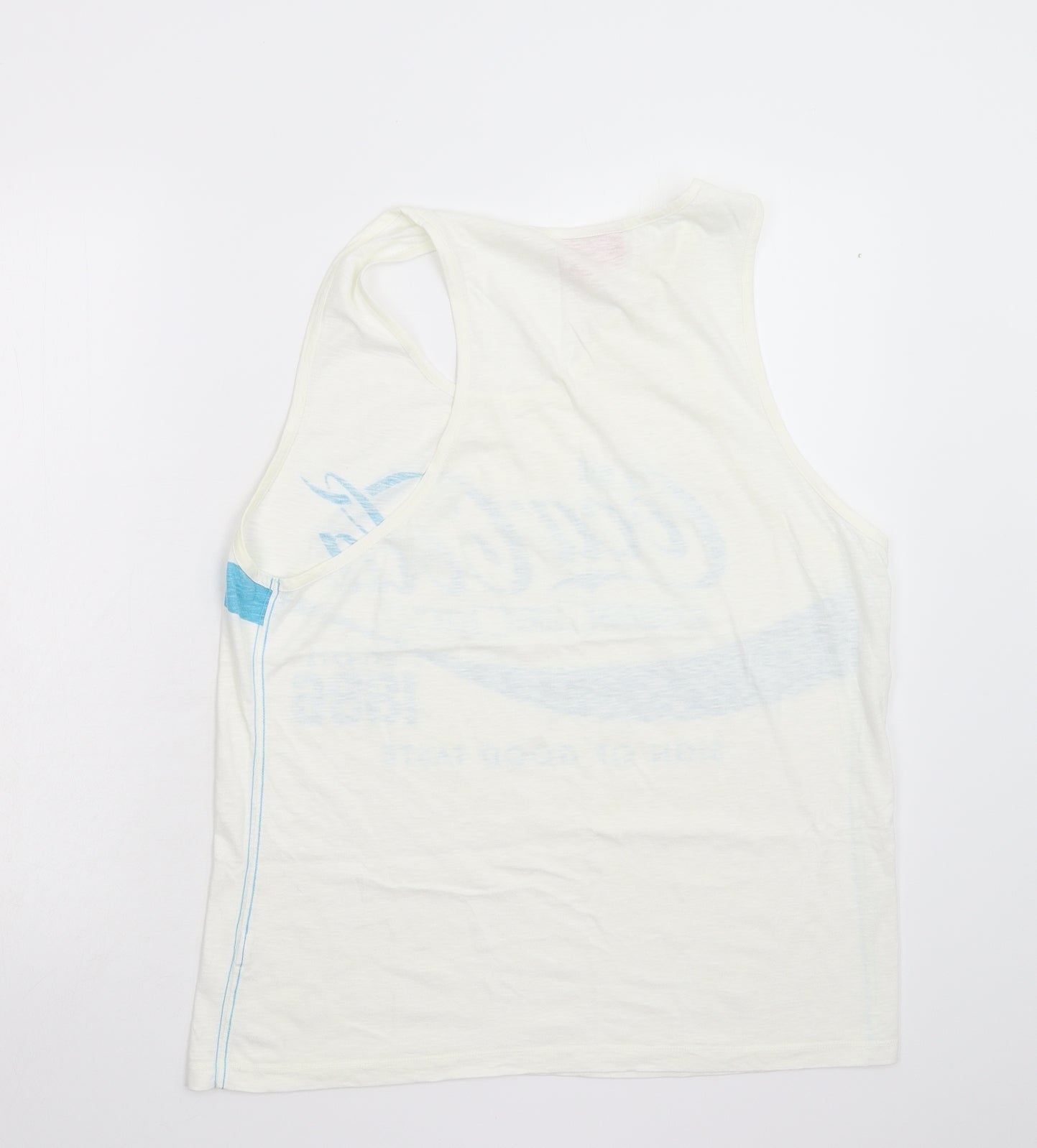 Coca-Cola Mens White    T-Shirt Size L