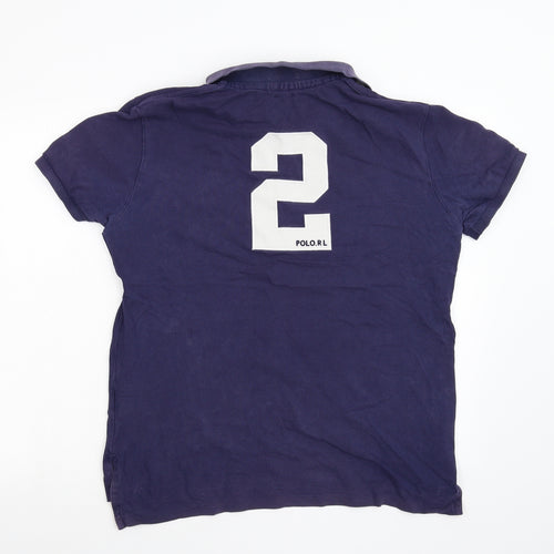 Ralph Lauren Mens Blue    Polo Size L