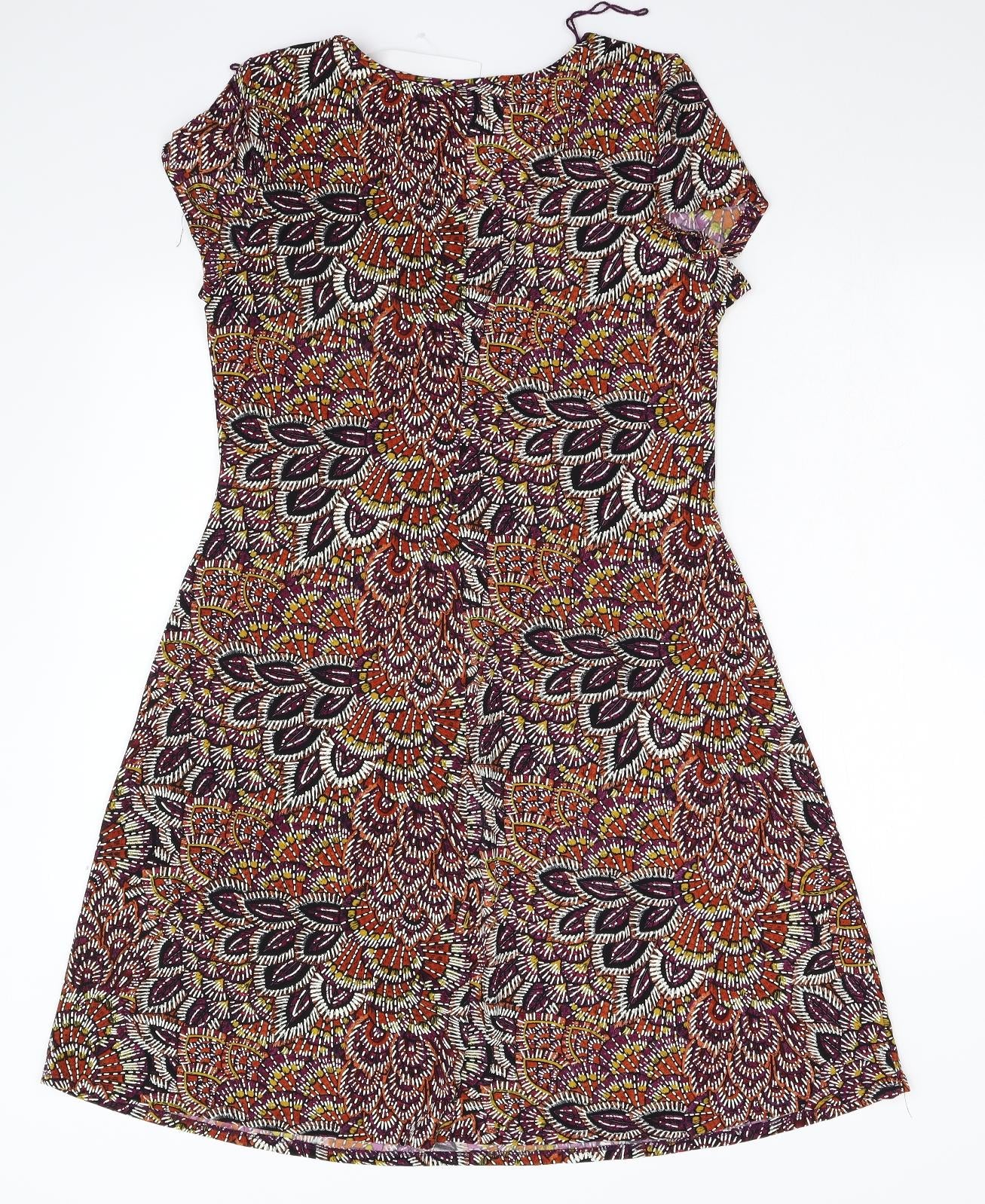 Ronni Nicole Womens Multicoloured Floral  Shift  Size M