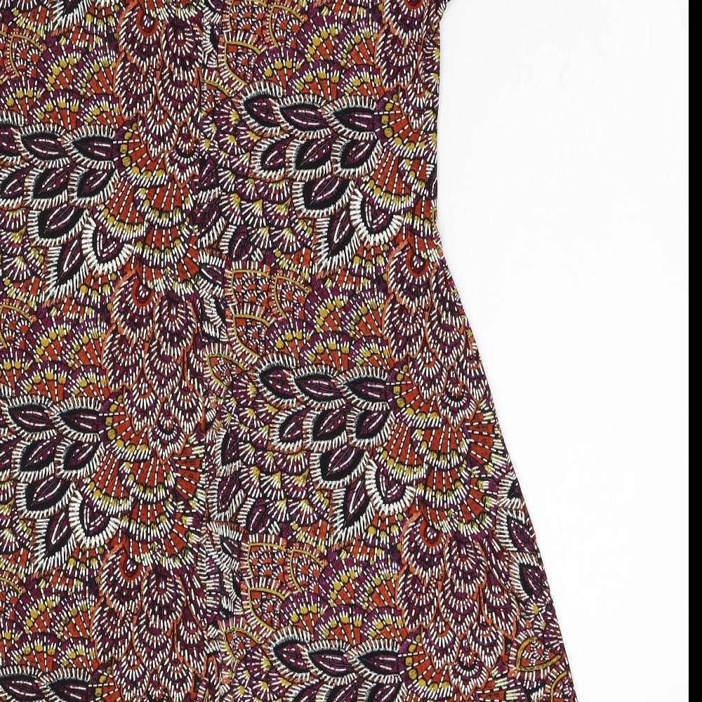 Ronni Nicole Womens Multicoloured Floral  Shift  Size M