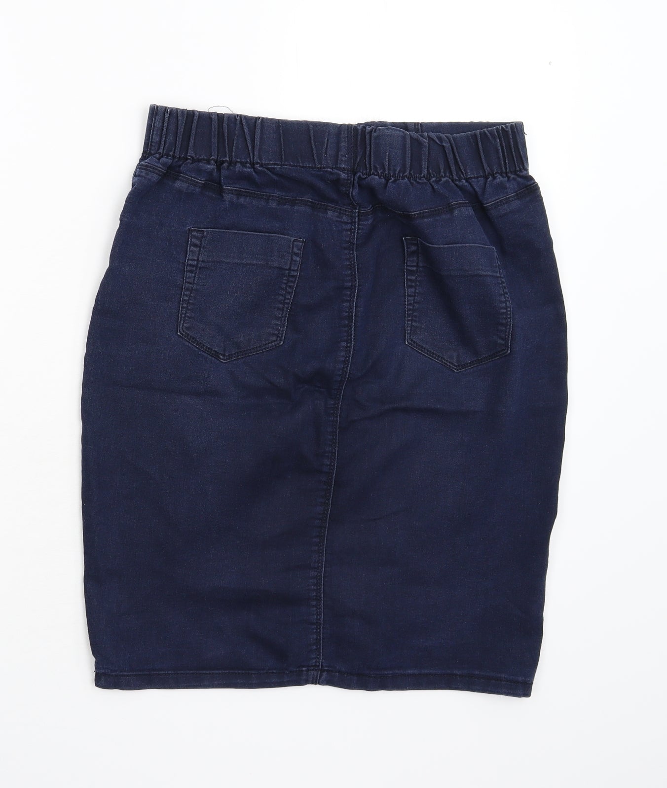 Papaya Womens Blue  Denim Straight & Pencil Skirt Size 12