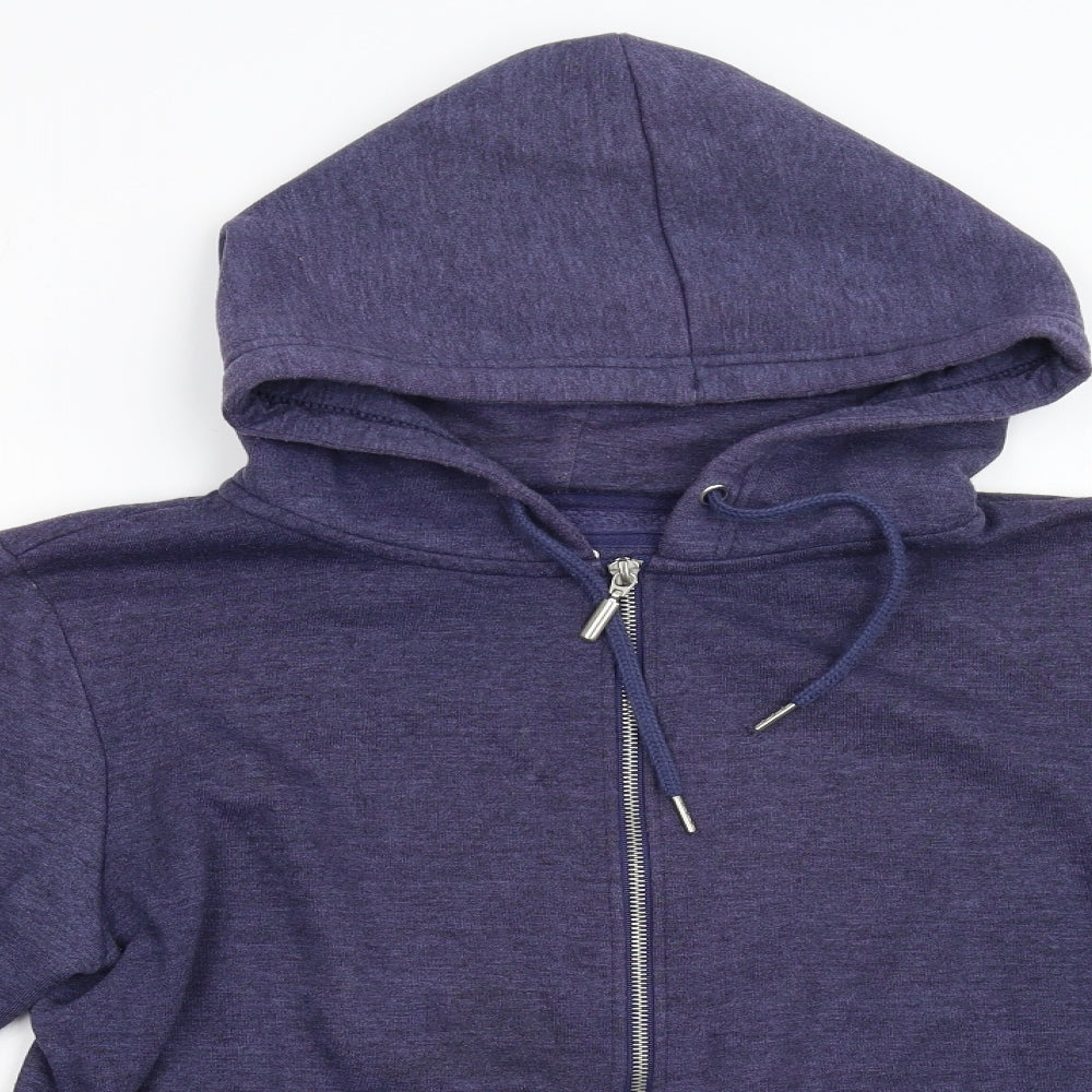 Primark Womens Blue   Full Zip Hoodie Size 14