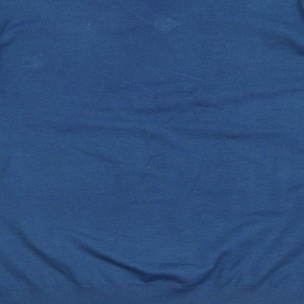 Jeff Banks Womens Blue  Knit Pullover Jumper Size L
