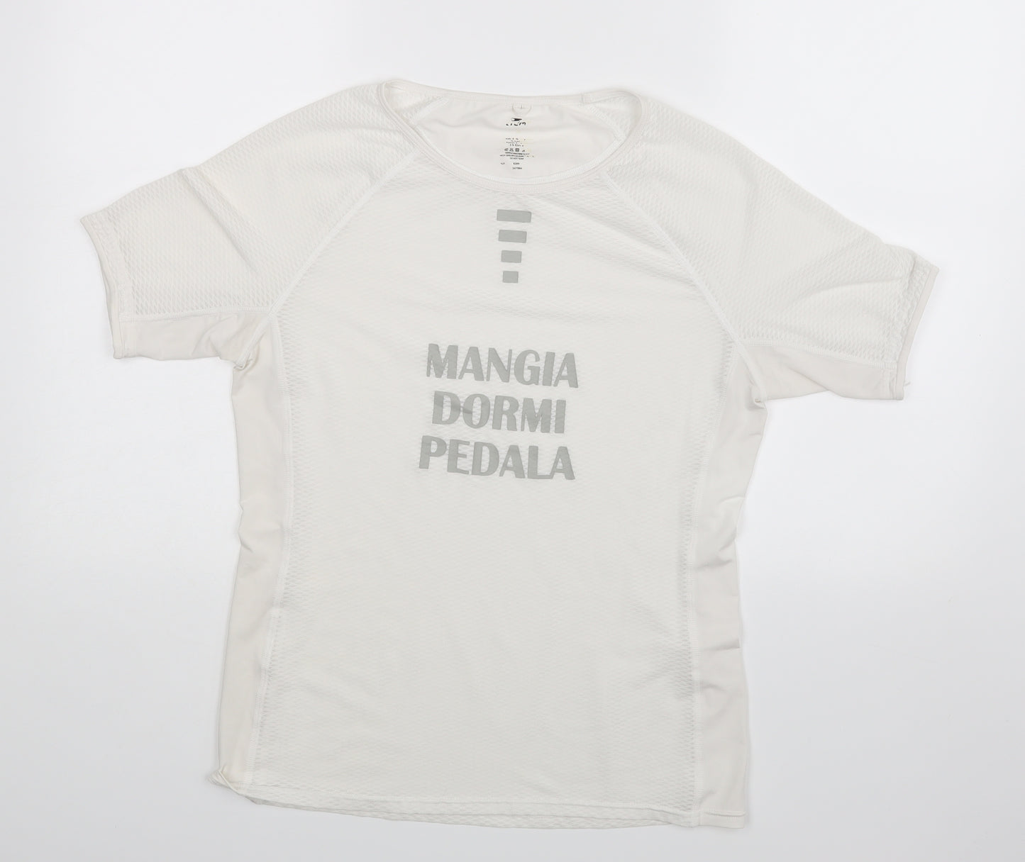 Preworn Womens White   Basic T-Shirt Size 16