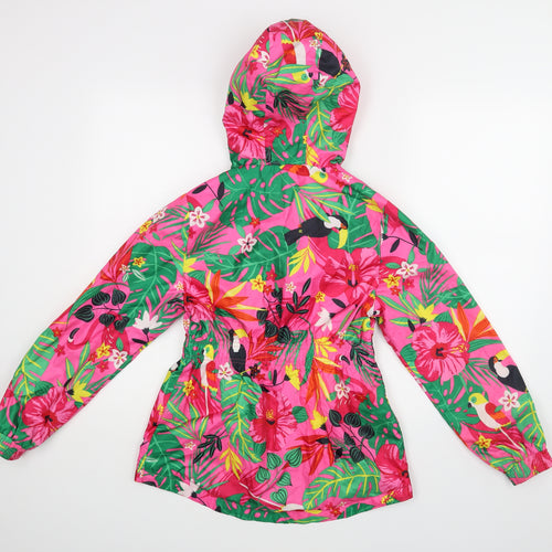 George Girls Pink Floral  Jacket Coat Size 11-12 Years