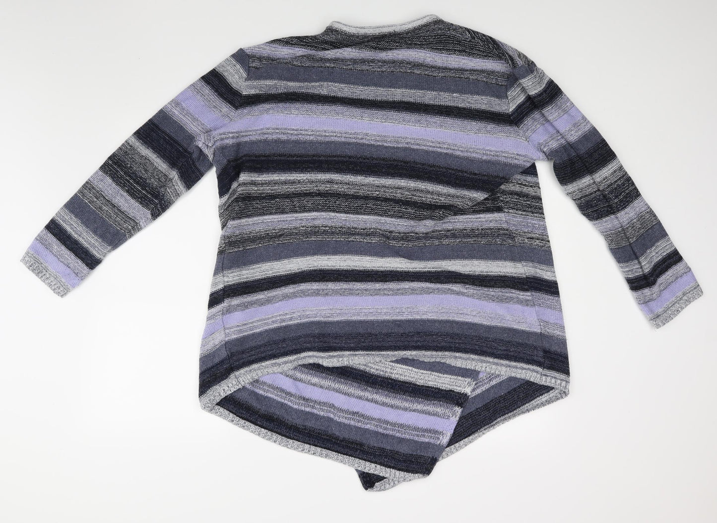 Atmosphere Womens Blue Striped  Wrap Jumper Size XL