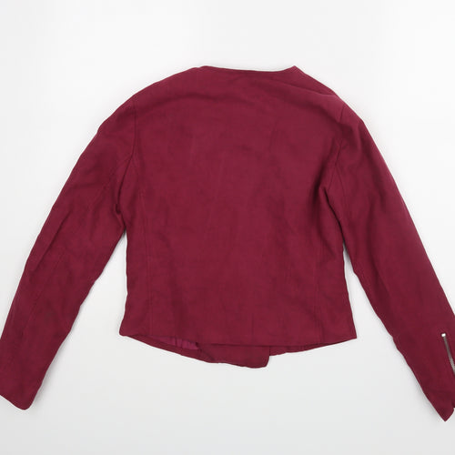 Boohoo Womens Red   Jacket  Size 6